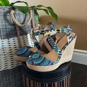 Summer wedges sandals